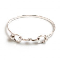HiHo Silver Exclusive Sterling Silver Double Snaffle Bracelet