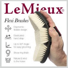 LeMieux Flexi Scrubbing Brush - Rioja