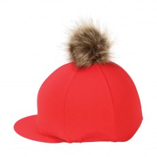 Hy Hat Cover with Faux Fur Pom Pom