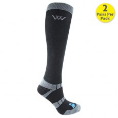 Woof Wear Long Bamboo Waffle Riding Sock