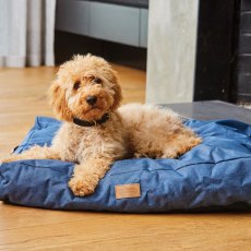 Weatherbeeta Pillow Denim Dog Bed