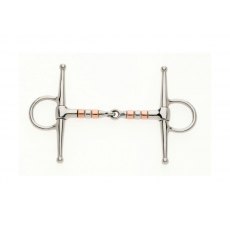 Copper Roller Full Cheek Jointed Snaffle