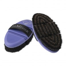 LeMieux Flexi Horse Hair Body Brush - Bluebell