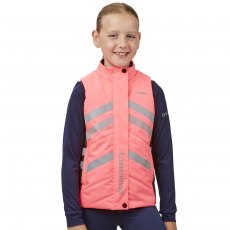 Weatherbeeta Childs Reflective Quilted Gilet Hi Vis