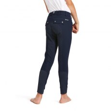 Ariat Youth Tri Factor Grip Full Seat Breeches - Navy