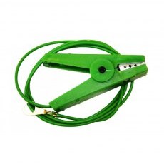 Agrifence Earth Lead on Green Croc Clip Agrifence Earth Lead on Green Croc Clip