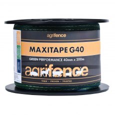 Agrifence Maxitape Green - 40mm x 200m