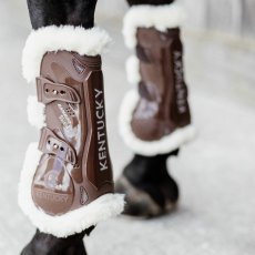 Kentucky Vegan Sheepskin Tendon Boot - Elastic