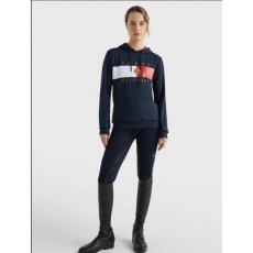 Tommy Hilfiger Tommy Flag Performance Hoodie - Desert Sky