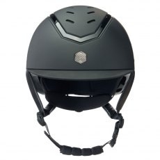 EQX Kylo Riding Hat - Black Matte/Black Gloss EQX Kylo Riding Hat - Black Matte/Black Gloss