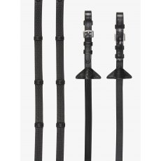 LeMieux Soft Rubber Reins with Stoppers