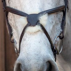 Henry James Figure 8 Sheepskin Grackle Noseband