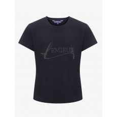 LeMieux Young Rider Diamante T-shirt - Navy