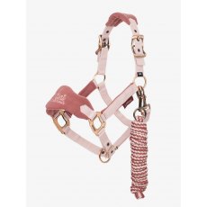 LeMieux Mini Vogue Fleece Headcollar & Rope - Pink Quartz