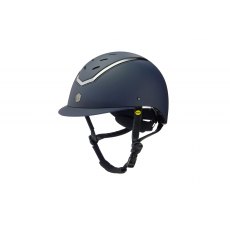 EQX Kylo Riding Hat with MIPS - Navy Matte/Pewter