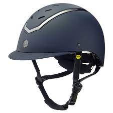 EQX Kylo Riding Hat with MIPS - Navy Matte/Pewter