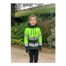 Cameo Equine Junior Water Repellent Hi Viz Jacket Cameo Equine Junior Water Repellent Hi Viz Jacket