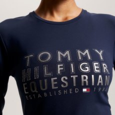 Tommy Hilfiger Paris Studded Logo T-Shirt - Desert Sky