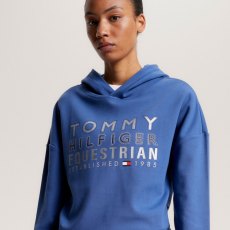 Tommy Hilfiger Paris Studded Logo Hoodie - Indigo Blue