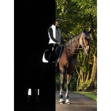 LeMieux Reflective Suede Dressage Square - Navy