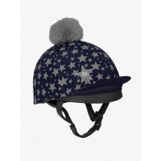 LeMieux Mini Reflective Hat Silk - Indigo