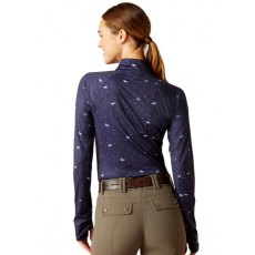 Ariat Lowell 2.0 1/4 Zip - Silver Ditsy
