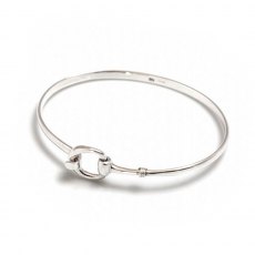 HiHo Silver Exclusive Sterling Silver Snaffle Clip Bangle