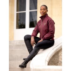 LeMieux Ladies Elite Crew Jacket - Burgundy