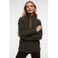 Holland Cooper Country Fleece Half Zip - Khaki