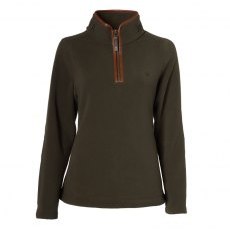 Holland Cooper Country Fleece Half Zip - Khaki Holland Cooper Country Fleece Half Zip - Khaki