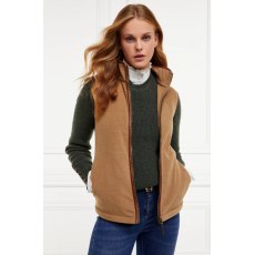 Holland Cooper Country Fleece Gilet - Coffee