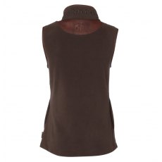 Holland Cooper Country Fleece Gilet - Chocolate