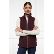 Holland Cooper Country Fleece Gilet - Mulberry