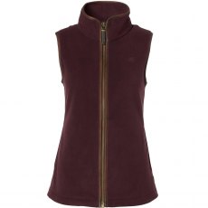 Holland Cooper Country Fleece Gilet - Mulberry