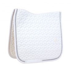 Kentucky Glitter Rope Dressage Pad - White