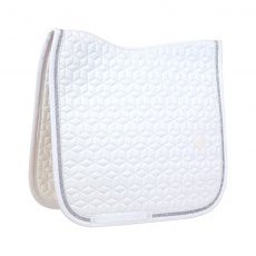 Kentucky Glitter Rope Dressage Pad - White Kentucky Glitter Rope Dressage Pad - White