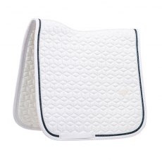 Kentucky Glitter Rope Dressage Pad - White Kentucky Glitter Rope Dressage Pad - White