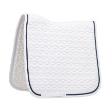 Kentucky Glitter Rope Dressage Pad - White