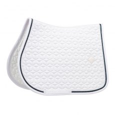 Kentucky Glitter Rope Show Jumping Pad - White