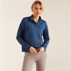 Ariat Breathe 1/2 Zip Sweatshirt - Dark Denim