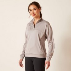 Ariat Breathe 1/2 Zip Sweatshirt - Zinc