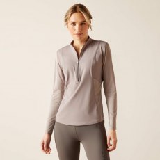 Ariat Breathe 1/4 Zip Baselayer - Zinc