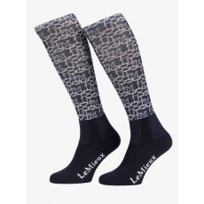 LeMieux Footsies Socks - Florence Navy