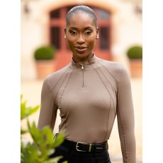 LeMieux Mia Mesh Long Sleeve - Walnut