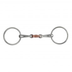 Shires Loose Ring Copper Lozenge Snaffle