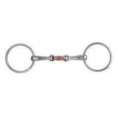 Shires Loose Ring Copper Lozenge Snaffle Shires Loose Ring Copper Lozenge Snaffle