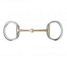 Shires Brass Alloy Flat Ring Jointed Eggbutt Shires Brass Alloy Flat Ring Jointed Eggbutt