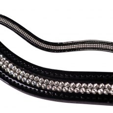 Fairfax Browband - Patent Diamante