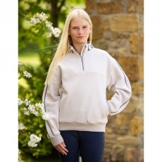 LeMieux Young Rider Kate Quarter Zip - Stone