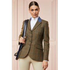 Holland Cooper Tweed Riding Jacket - Glen Green